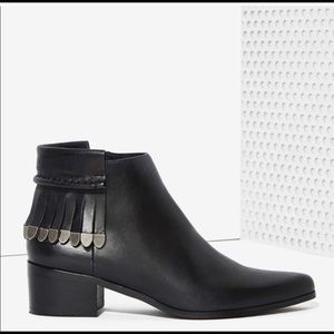 Brand New Grey City Fringe Boots from Revolve